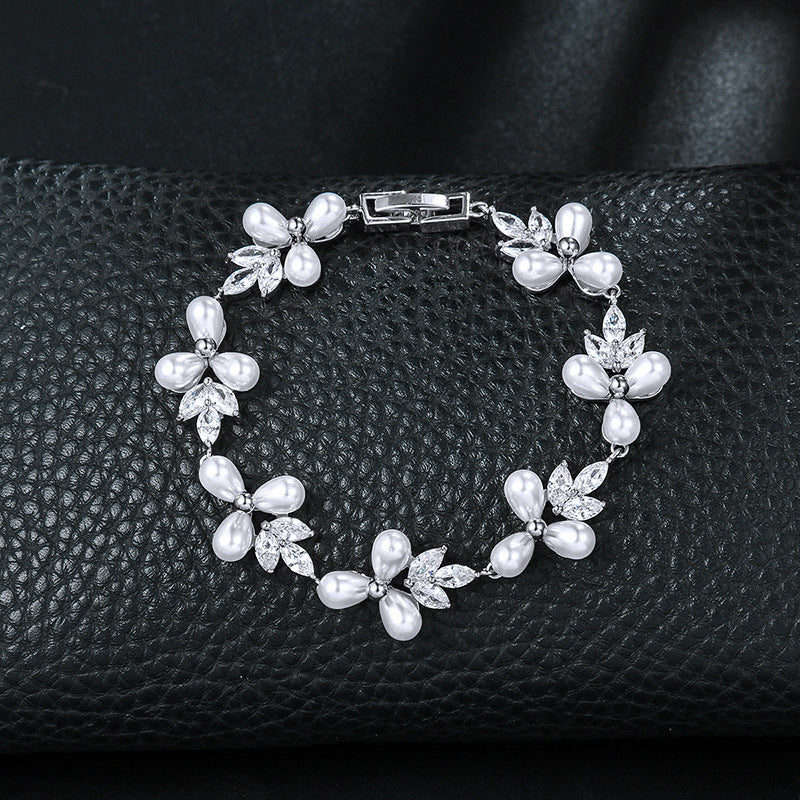 Women's Pearl Bracelet All-match Gold Bracelet
