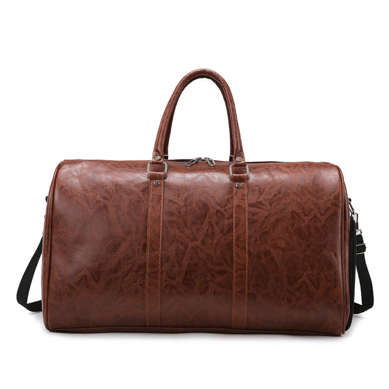 Men's And Women's Cylinder PU Leather Yoga Bag