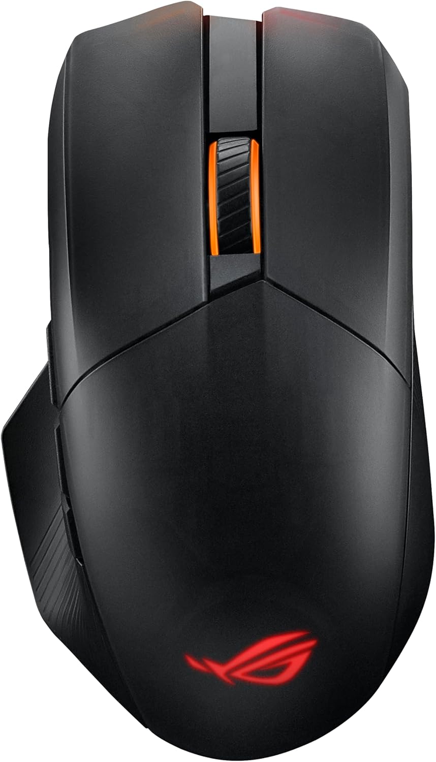 ROG Spatha X Wireless Gaming Mouse – MMO/MOBA Design, 12 Programmable Buttons, Right-Handed, 168G, Dual-Mode (Wired/2.4Ghz), 19K DPI, up to 67Hr Battery, Magnetic Charging Dock, Pc/Mac Support