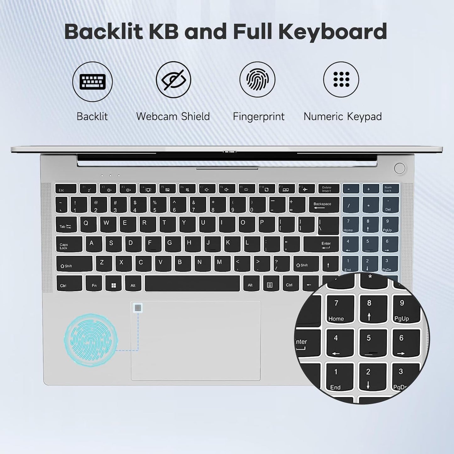 15.6" IPS Fhd-Gaming-Laptop, AMD Ryzen 5 6600H 32GB DDR5 RAM 1TB SSD (Beat I7-1165G7, 6 Cores up to 4.5Ghz) AMD Radeon 660M GPU 100W USB-C PD Fast Charger Backlit Keyboard Fingerprint