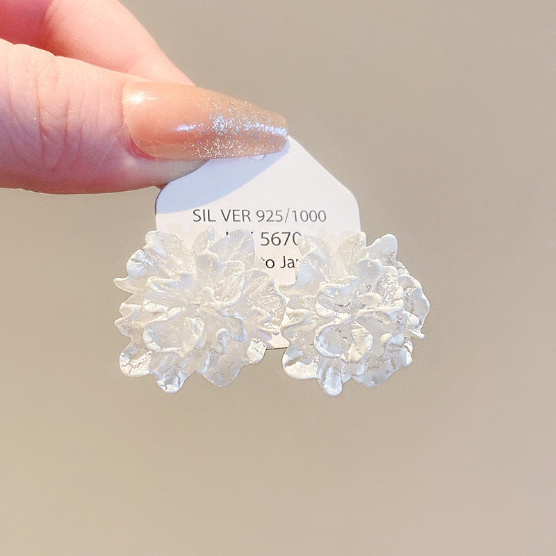 Sweet All-matching Colorful Flower Stud Earrings