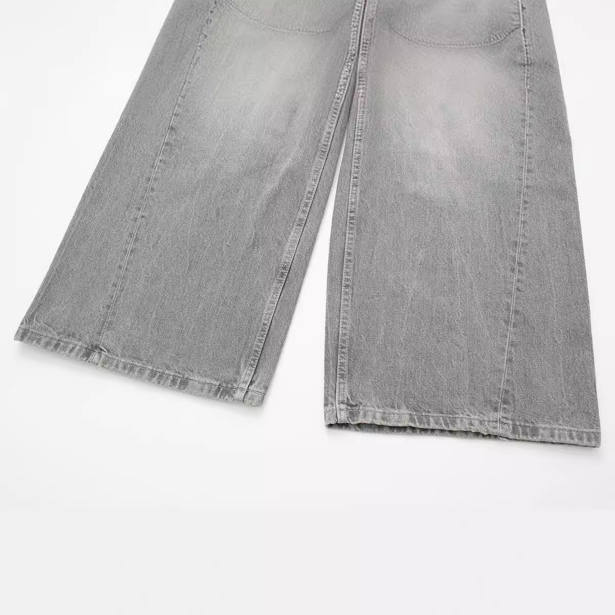 Fashion Low Waist Boxer Wide Leg Jeans