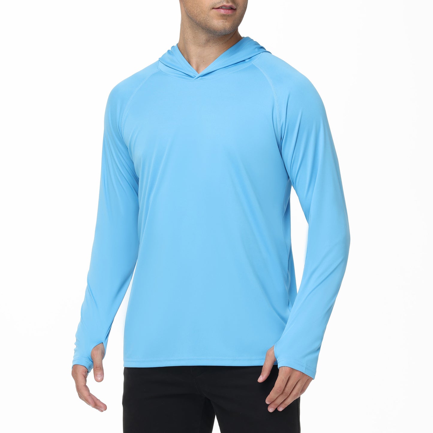Hooded Sun-proof Top Households UV Quick-drying Shirt Long Sleeve