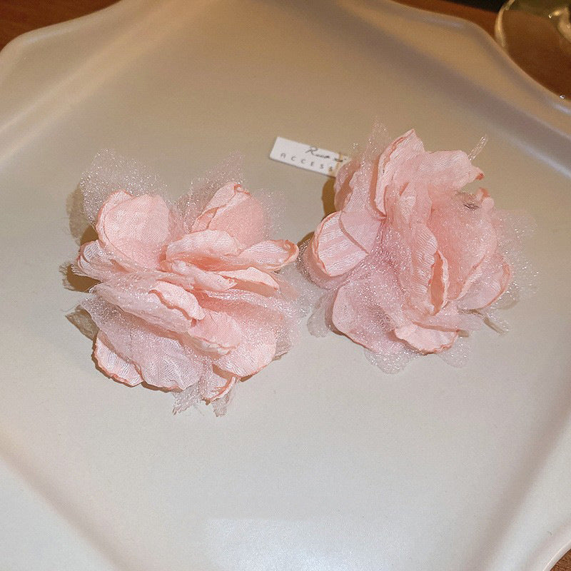 Sweet All-matching Colorful Flower Stud Earrings