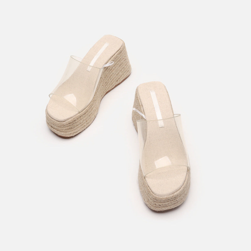 Wedge Plus Size Sandals Women's Outer Wear Platform