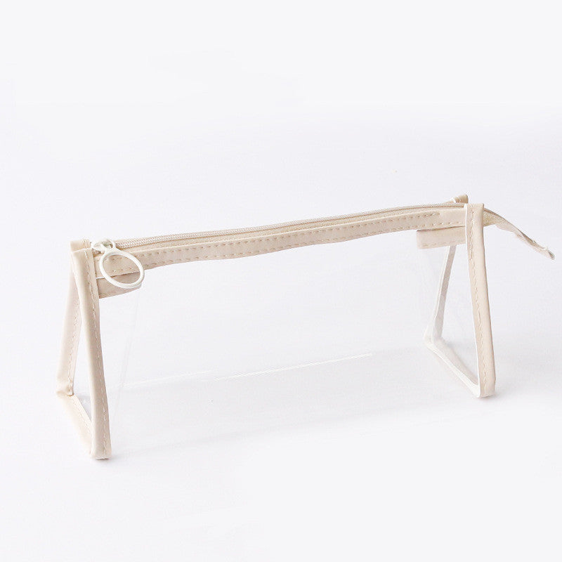 Large Capacity Simple Transparent Pencil Case