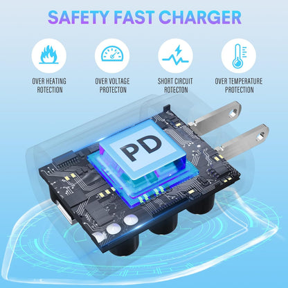USB C Charger, Fast Charging Block, Type-C Power Adapter. the Mobile Phone Charger Is Suitable for Samsung Galaxy S25/S24 S23 S22 S21 Ultra/S20/S20 Ultra/Note 20 Ultra,Android【2-Pack】