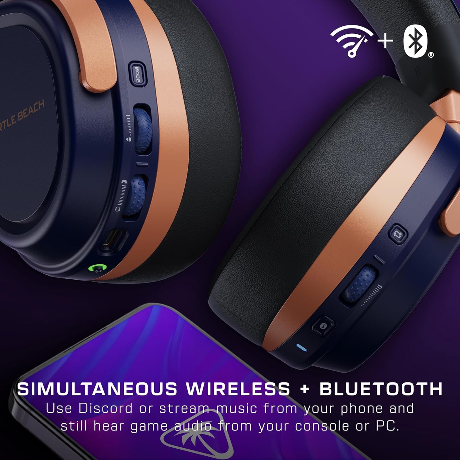 Stealth 700 Gen 3 Wireless Multiplatform Amplified Gaming Headset for Xbox Series X|S, Xbox One, PC, PS5, Mobile – 60Mm Drivers, AI Noise-Cancelling Mic, Bluetooth, 80-Hr Battery – Cobalt