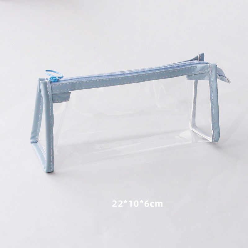 Large Capacity Simple Transparent Pencil Case