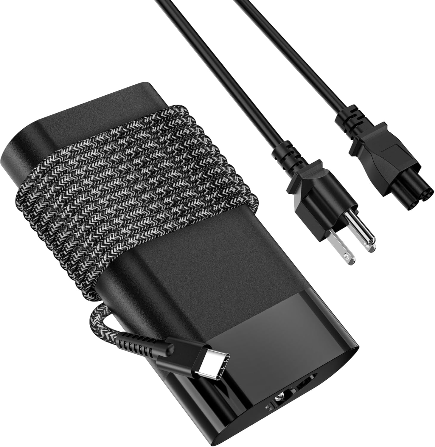 New Slim 65W USB C Laptop Charger Compatible with HP Laptop Charger Spectre X360, Elitebook, Envy, Pavilion, Chromebook, Elite X2, Zbook AC Adapter Power Cord