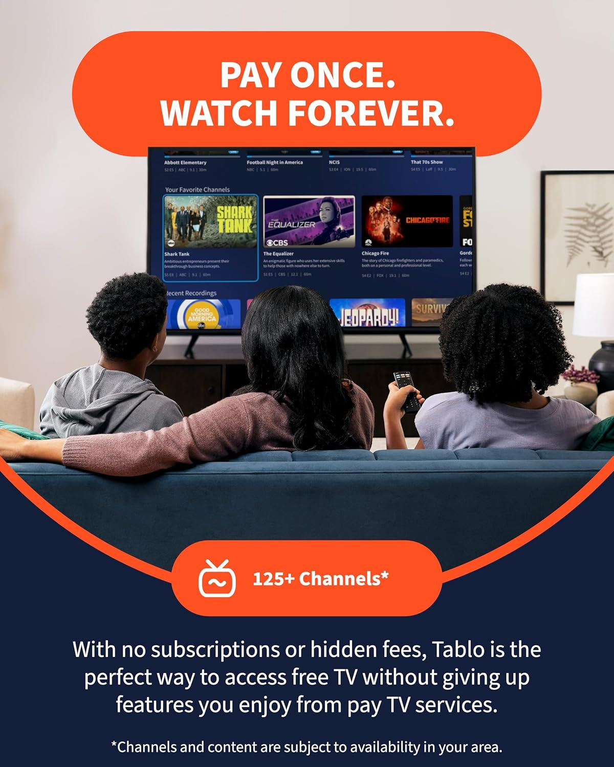 4Th Gen 2-Tuner Over-The-Air (OTA) DVR - Watch, Pause & Record Live TV, News, Sports & Movies Throughout Your Home over Wi-Fi - Pairs W/Any TV Antenna - 50+ Hrs Recording - No Subscriptions