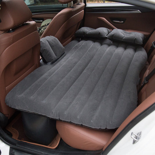 Inflatable Car Back Seat Air Mattress with Pillows – Ultimate Travel Comfort