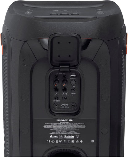 Partybox 310 - Portable Party Speaker with Long Lasting Battery, Powerful  Sound and Exciting Light Show,Black