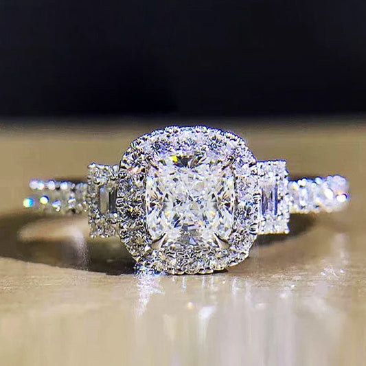 Micro Inlaid Zircon Wedding Ring For Women