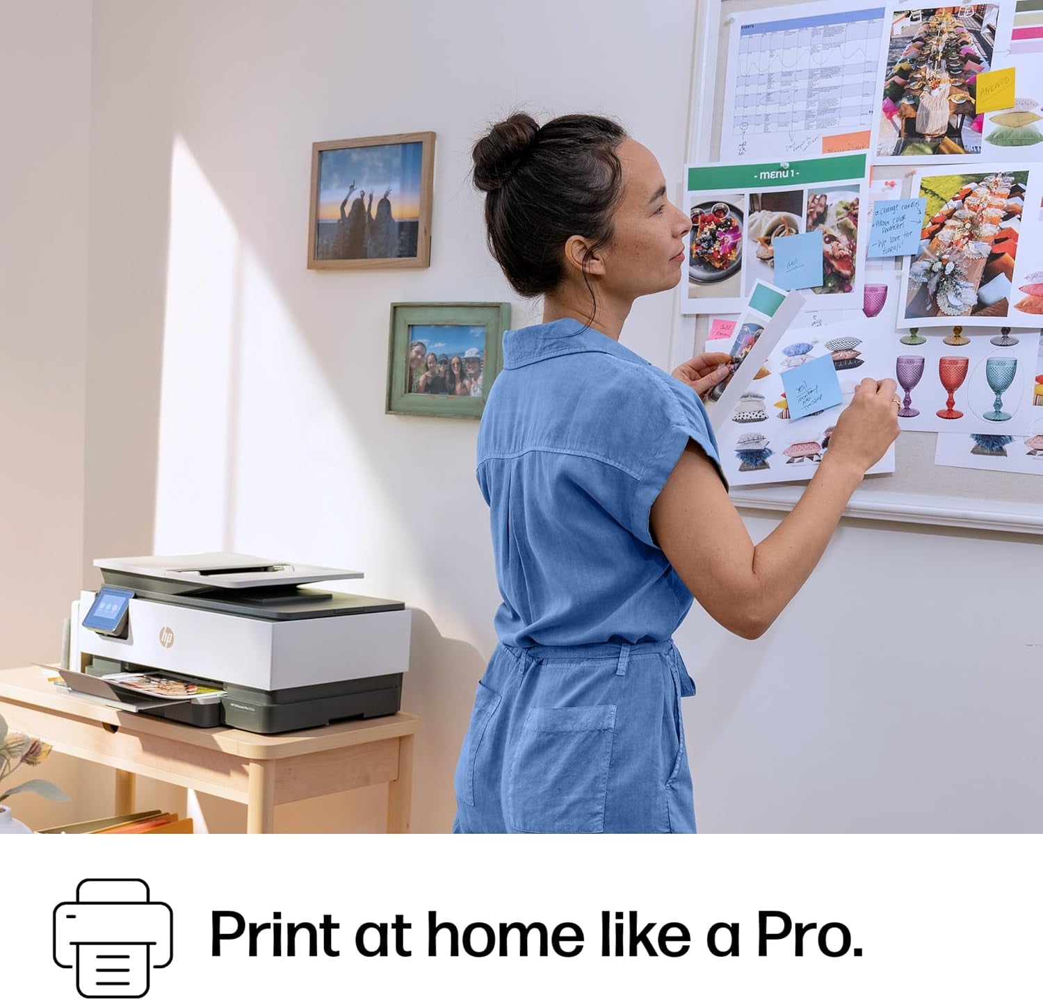Officejet Pro 8125E Wireless All-In-One Color Inkjet Printer, Print, Scan, Copy, ADF, Duplex Printing Best-For-Home Office, 3 Month Instant Ink Trial Included, Ai-Enabled (405T6A)