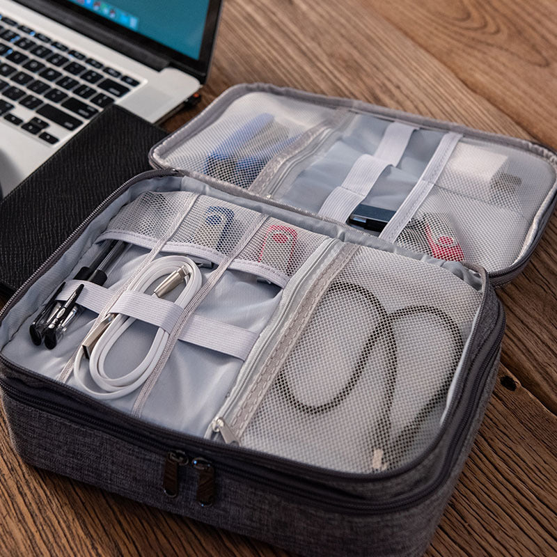Travel Cable Organizer Bag Waterproof Portable Accessories Case Cable Charger Organizer Case Multifunctional