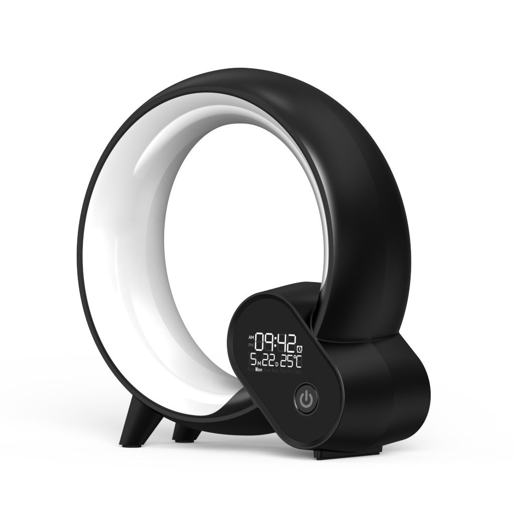 Creative Q Light Analog Sunrise Digital Display Alarm Clock with Bluetooth Audio