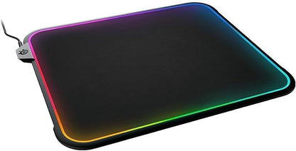 Qck Medium Gaming Mousepad — Black — Non-Slip Silicone Rubber Base — Peak Tracking and Stability — Optimized for Gaming Sensors — 320 Mm X 270 Mm — FPS, Mobas, RTS, MMO