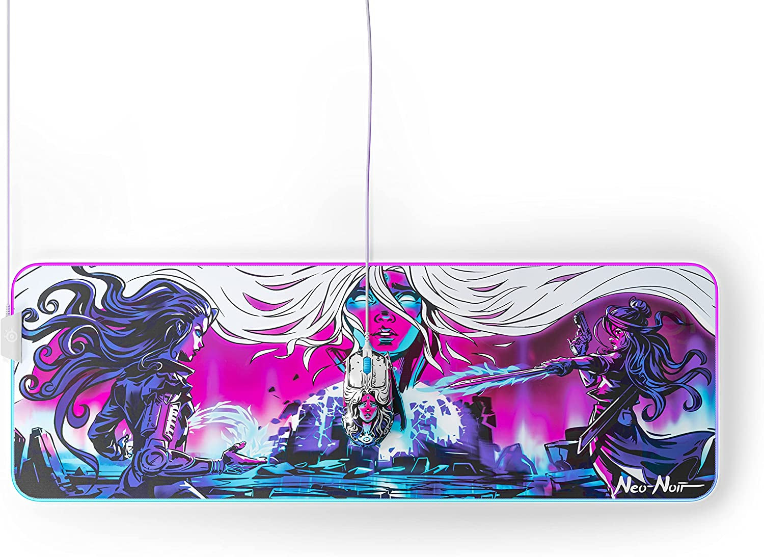 Qck Medium Gaming Mousepad — Black — Non-Slip Silicone Rubber Base — Peak Tracking and Stability — Optimized for Gaming Sensors — 320 Mm X 270 Mm — FPS, Mobas, RTS, MMO