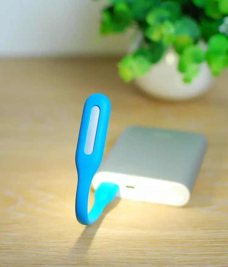 Creative Bendable Mini USB Charging Treasure Night Light Laptop Portable USB Light Eye Protection Light Reading Light 1pc Random Color