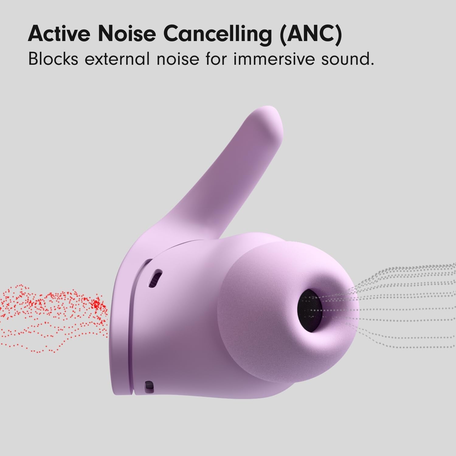 Fit Pro (1St Gen) - True Wireless Noise Cancelling Earbuds - Active Noise Cancelling - Sweat Resistant Earphones, Compatible with  & Android, Class 1 Bluetooth® - Stone Purple