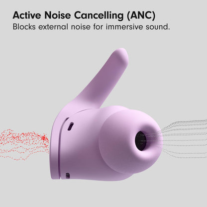 Fit Pro (1St Gen) - True Wireless Noise Cancelling Earbuds - Active Noise Cancelling - Sweat Resistant Earphones, Compatible with  & Android, Class 1 Bluetooth® - Stone Purple