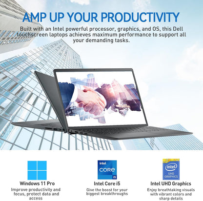 Dell Inspiron 15 Laptop Touchscreen Computer, 15.6" FHD IPS Touch Screen Business Laptop, 13Th Gen Intel Core I5-1334U (10-Cores, Beat I7-1255U), 32GB RAM 2TB SSD, Windows 11 Pro, 10-Key Number Pad