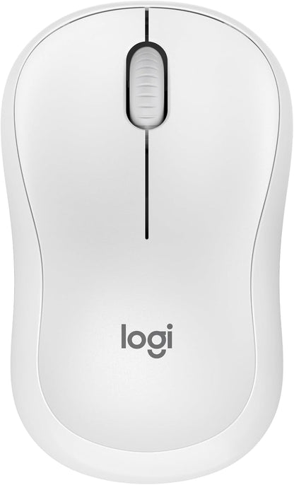 M185 Wireless Mouse, 2.4Ghz with USB Mini Receiver, 12-Month Battery Life, 1000 DPI Optical Tracking, Ambidextrous Pc/Mac/Laptop - Swift Grey
