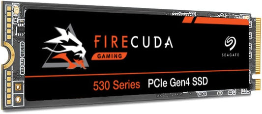 Firecuda 530 4TB Solid State Drive - M.2 Pcie Gen4 ×4 Nvme 1.4, Speeds up to 7300 Mb/S, Compatible PS5 Internal SSD, 3D TLC NAND, 1275 TBW, 1.8M MTBF, 3Yr Rescue Services (ZP4000GM3A013)
