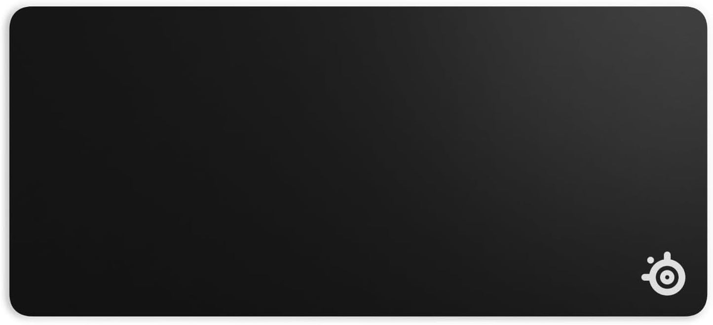 Qck Medium Gaming Mousepad — Black — Non-Slip Silicone Rubber Base — Peak Tracking and Stability — Optimized for Gaming Sensors — 320 Mm X 270 Mm — FPS, Mobas, RTS, MMO