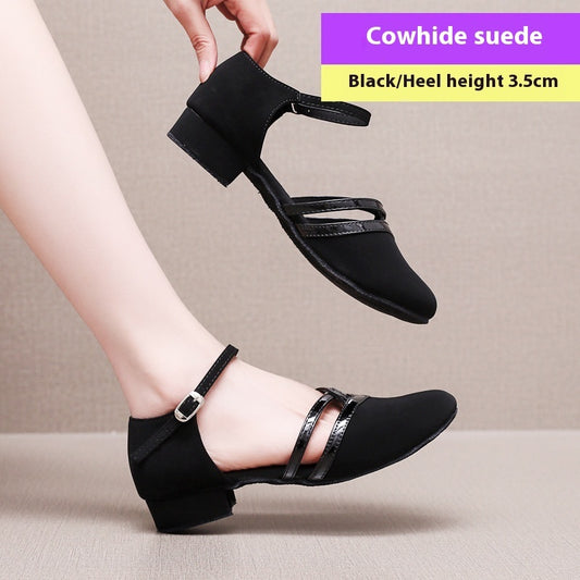 Latin Dance Low Heel Soft Bottom Girls