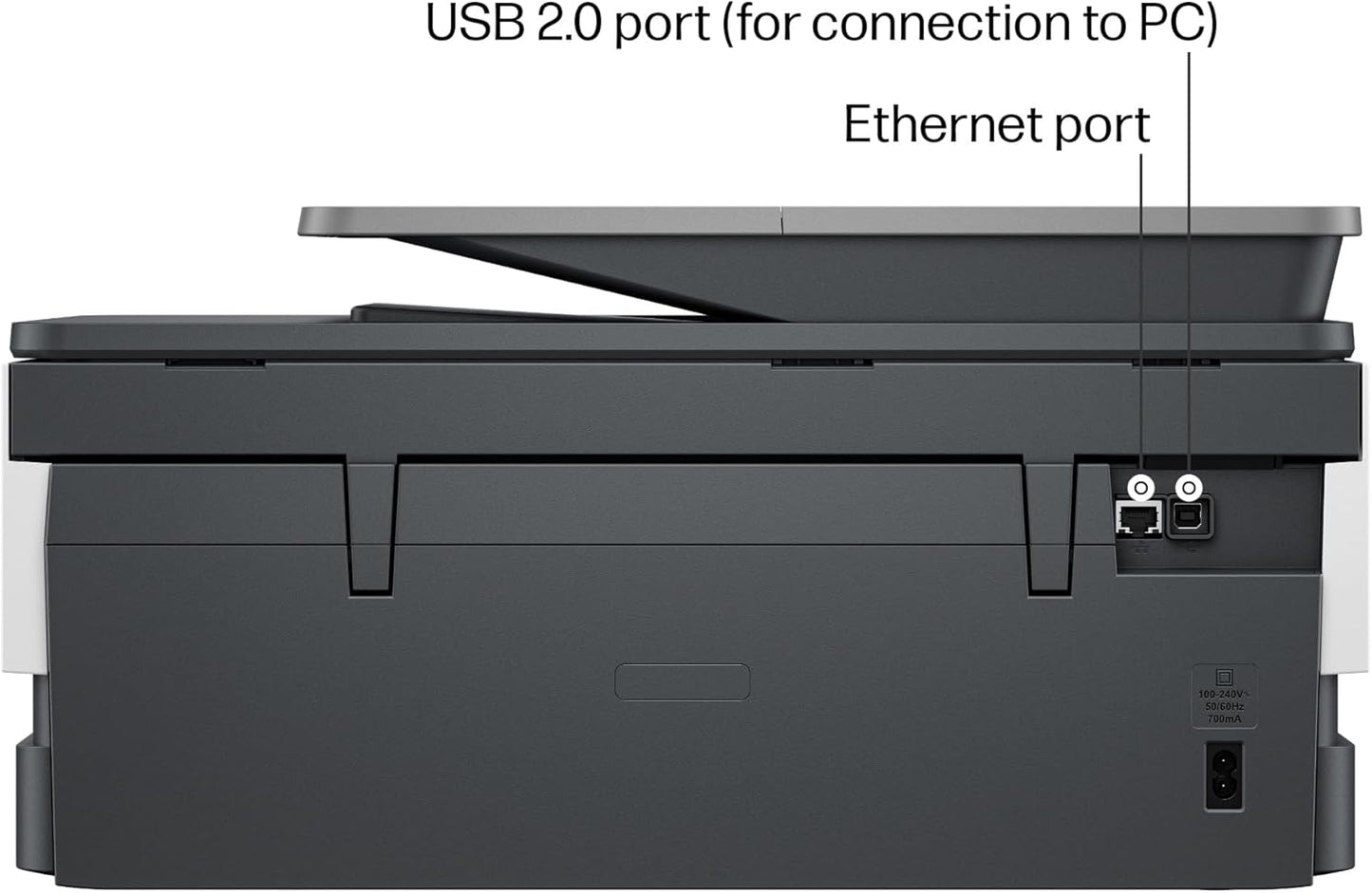 Officejet Pro 8125E Wireless All-In-One Color Inkjet Printer, Print, Scan, Copy, ADF, Duplex Printing Best-For-Home Office, 3 Month Instant Ink Trial Included, Ai-Enabled (405T6A)