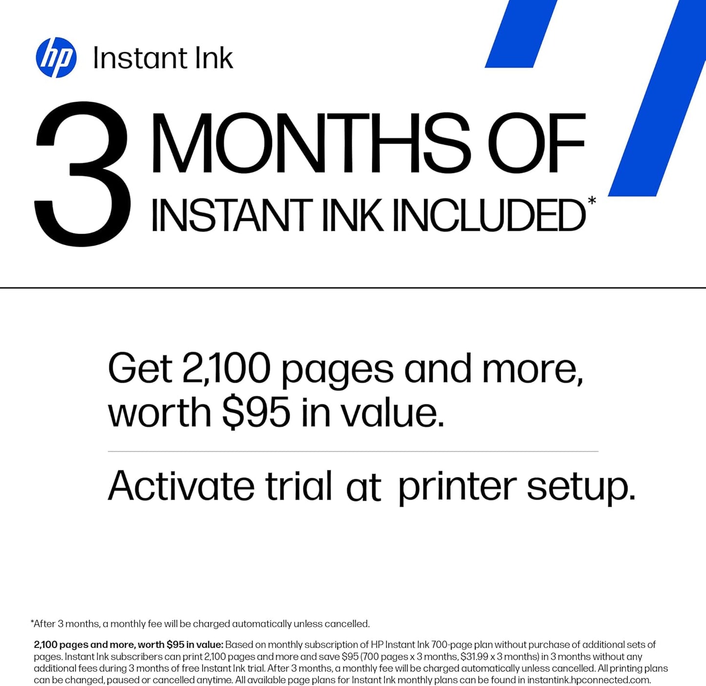 Officejet Pro 8125E Wireless All-In-One Color Inkjet Printer, Print, Scan, Copy, ADF, Duplex Printing Best-For-Home Office, 3 Month Instant Ink Trial Included, Ai-Enabled (405T6A)