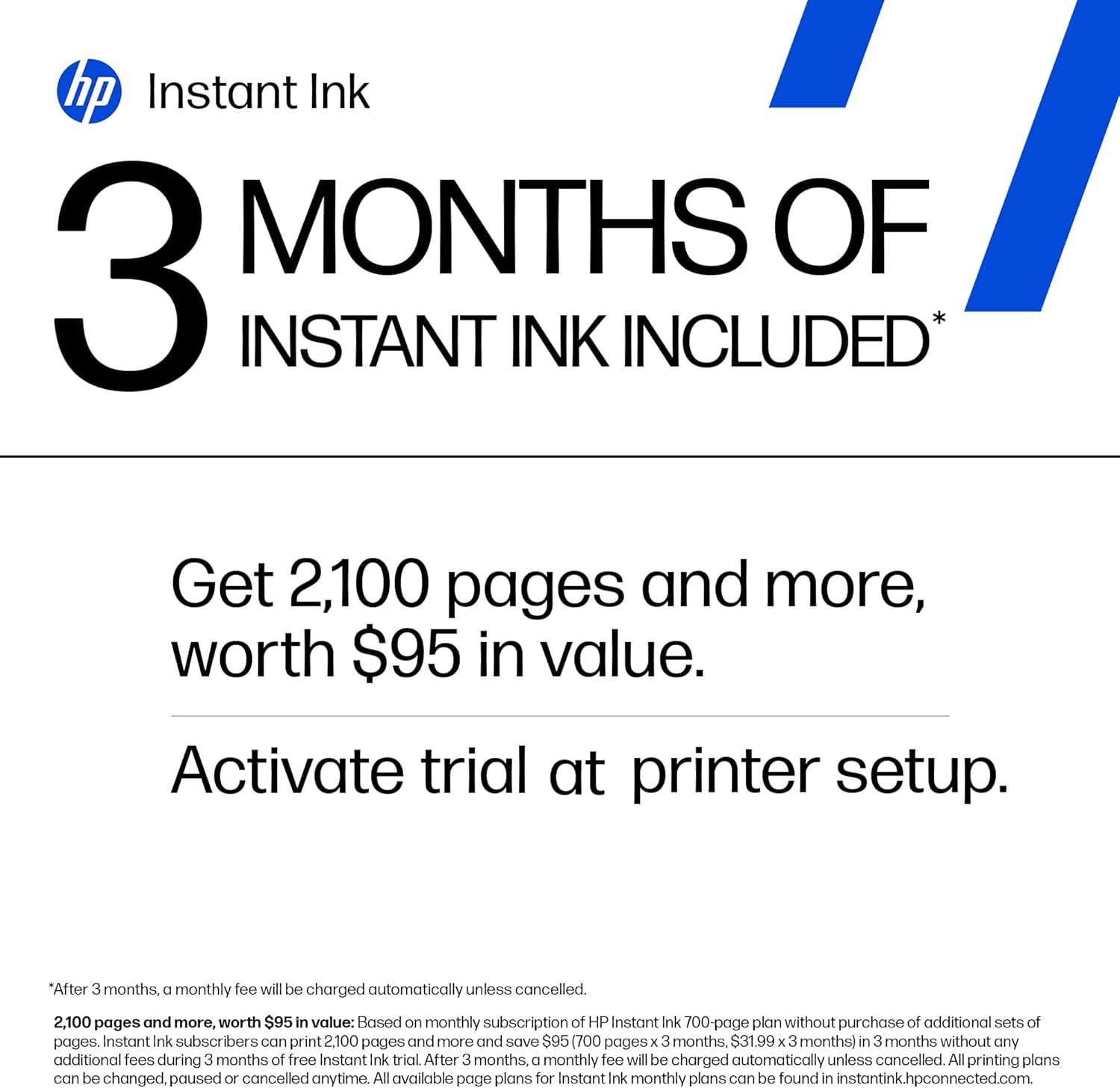 Officejet Pro 8125E Wireless All-In-One Color Inkjet Printer, Print, Scan, Copy, ADF, Duplex Printing Best-For-Home Office, 3 Month Instant Ink Trial Included, Ai-Enabled (405T6A)