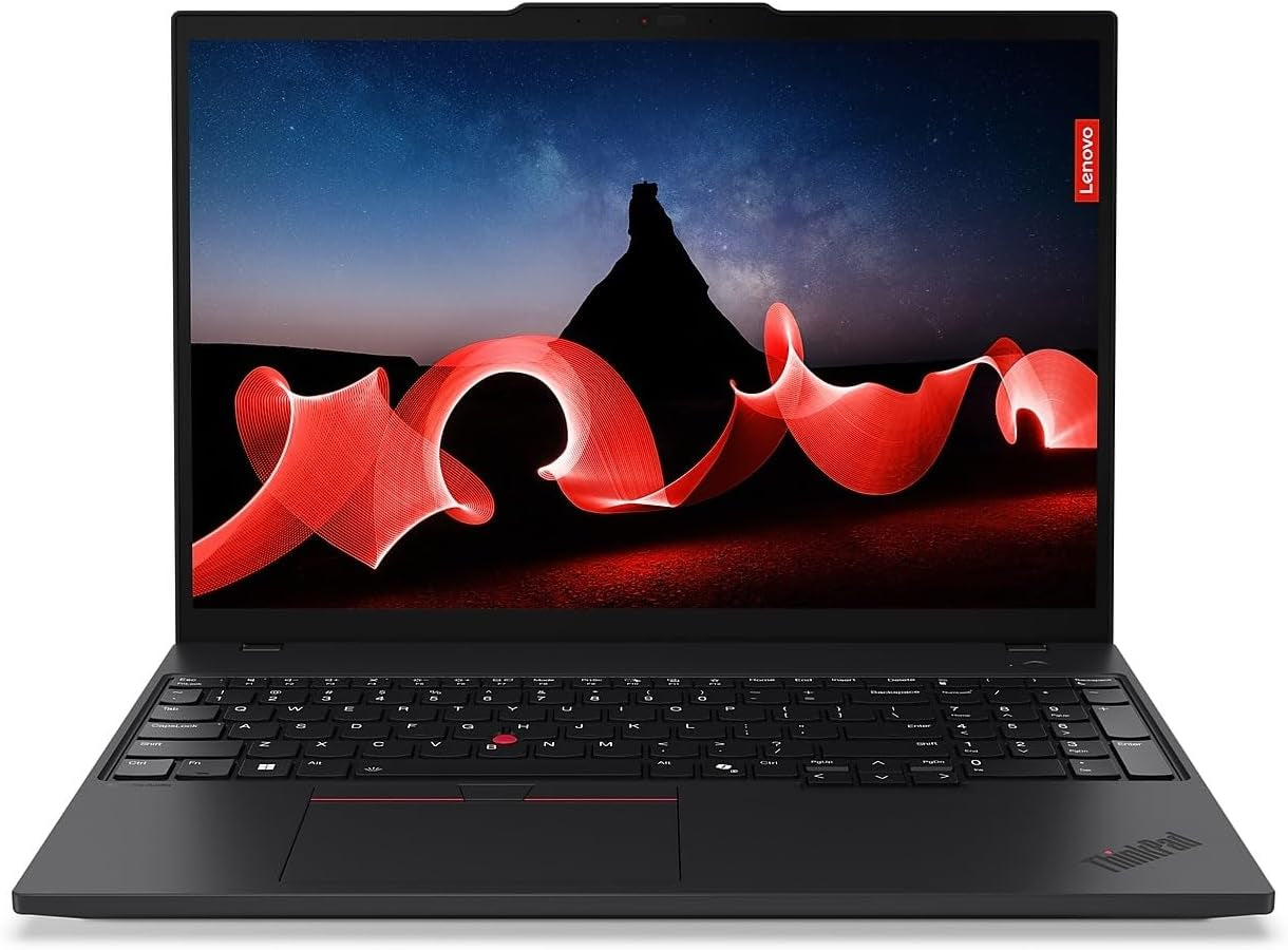 Lenovo Thinkpad T16 Gen 3 Business AI PC Laptop (16" FHD+ Touchscreen, Intel 12-Core Ultra 7 155U (> I7-1355U), 32GB DDR5, 1TB SSD), 2X Thunderbolt 4, Fingerprint, Backlit, 5MP Webcam, Win 11 Pro