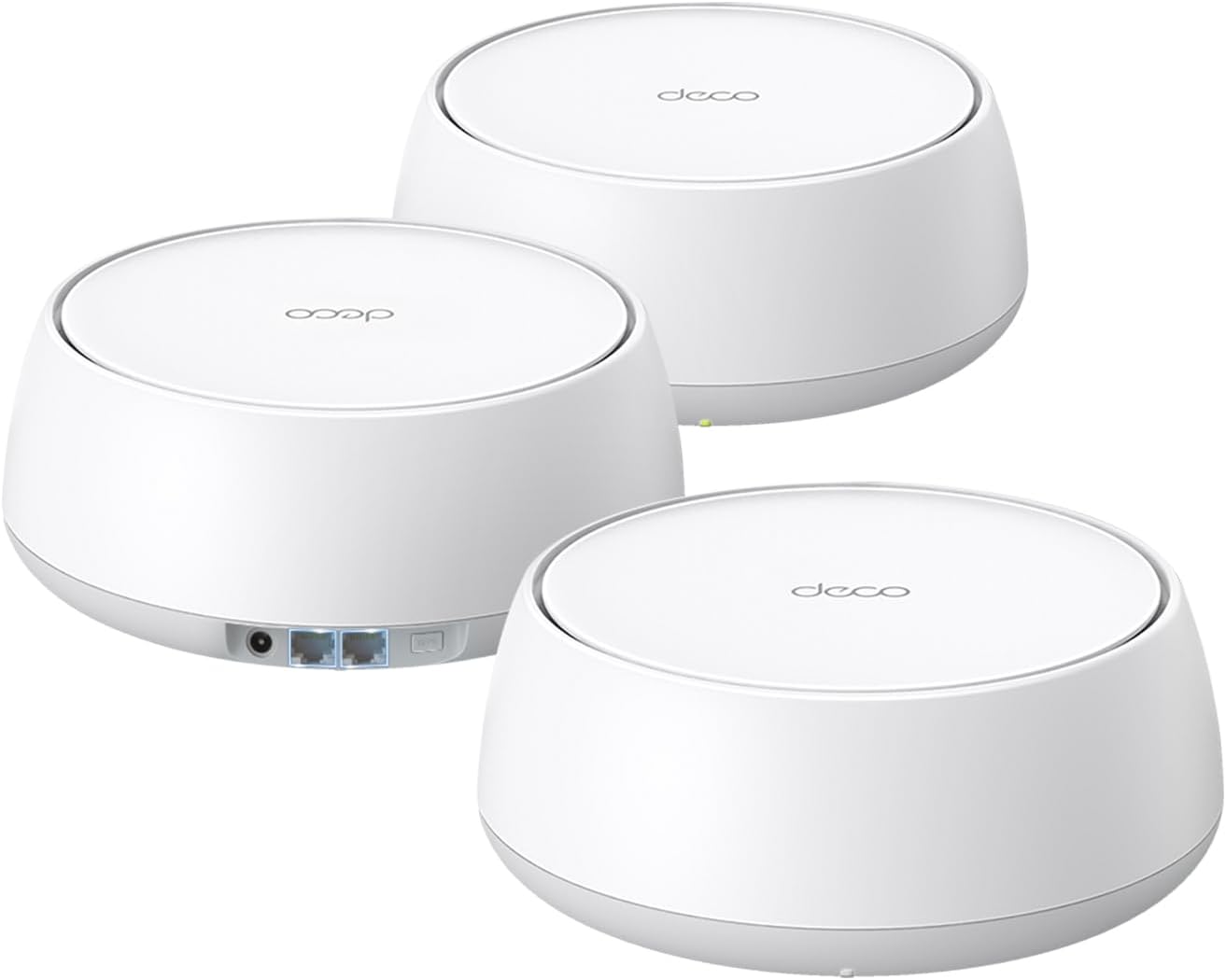 Deco X55 AX3000 Wifi 6 Mesh System - Covers up to 6500 Sq.Ft, Replaces Wireless Router and Extender, 3 Gigabit Ports per Unit, Supports Ethernet Backhaul, Deco X55(3-Pack)