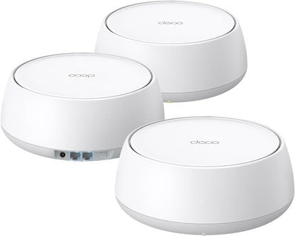 Deco X55 AX3000 Wifi 6 Mesh System - Covers up to 6500 Sq.Ft, Replaces Wireless Router and Extender, 3 Gigabit Ports per Unit, Supports Ethernet Backhaul, Deco X55(3-Pack)
