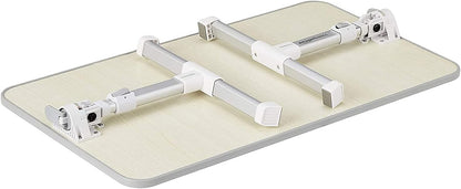 Adjustable Tray Table Lap Desk Fits up to 17-Inch Laptop, Medium, 12"X20", Cream