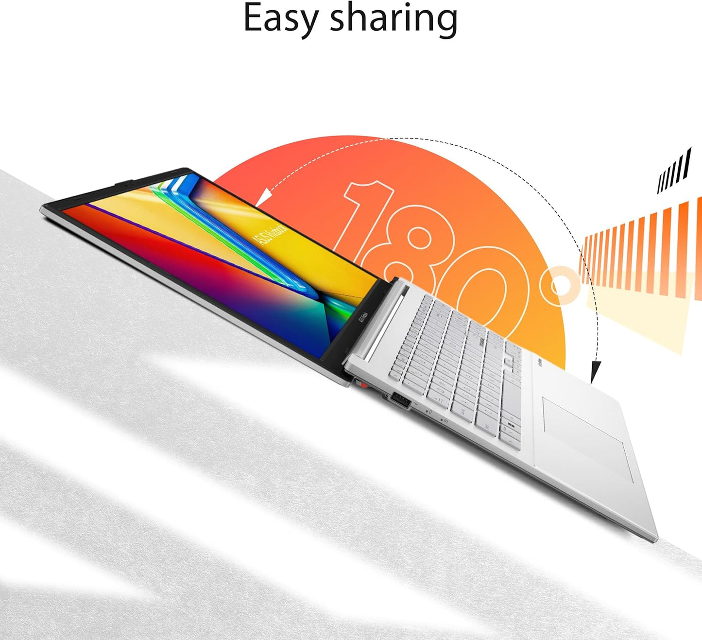Vivobook Go 15.6” Slim Laptop, AMD Ryzen 5 7520U, 8GB, 512GB, Windows 11 Home, Cool Silver, Military Grade Durability, Fast Charging, Webcam Shield, E1504FA-AS54