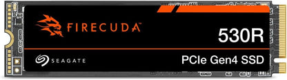 Firecuda 530 4TB Solid State Drive - M.2 Pcie Gen4 ×4 Nvme 1.4, Speeds up to 7300 Mb/S, Compatible PS5 Internal SSD, 3D TLC NAND, 1275 TBW, 1.8M MTBF, 3Yr Rescue Services (ZP4000GM3A013)