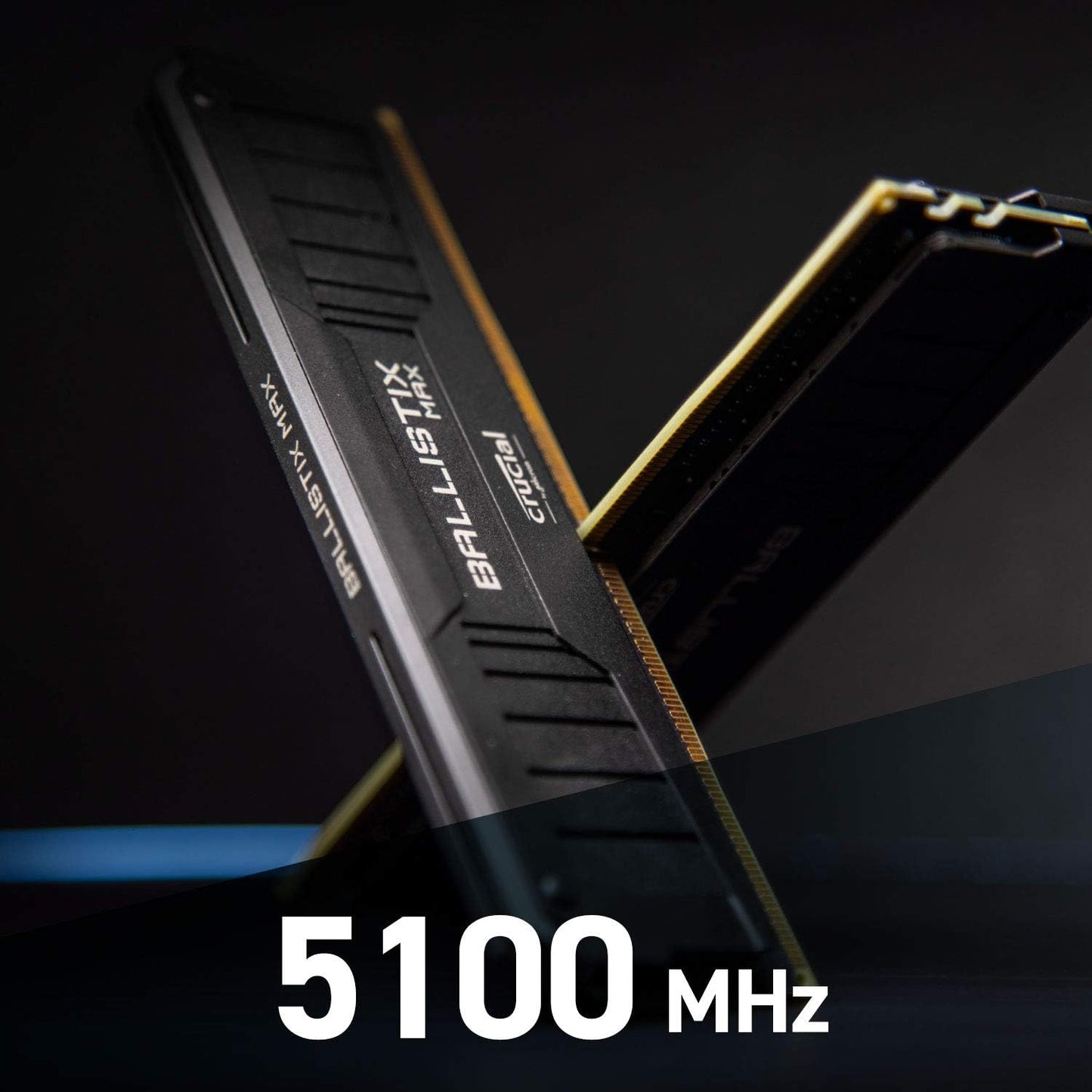 MAX BLM2K8G51C19U4B 5100 Mhz, DDR4, DRAM, Desktop Gaming Memory Kit, 16GB (8GB X2) CL19, Black