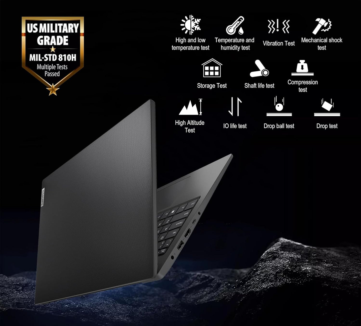 V15 Gen 4 (15.6" FHD Anti-Glare, 13Th Intel Core I5-13420H (Beat I7-1255U), 16GB RAM, 512GB SSD) for Business, Home, Military Grade, Ethernet, Webcam, IST Hub, Win 11 Pro W/Ai Copilot, Black
