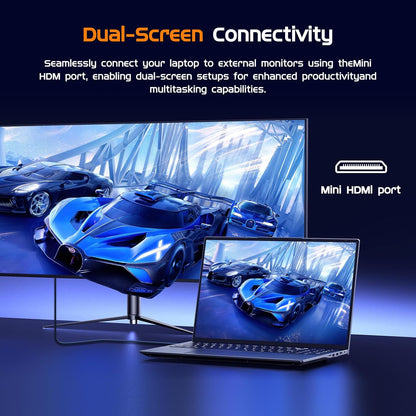 16" Laptop Computer Core I5(Up to 3.6Ghz)16Gb RAM,512GB Ssd,Win11 Pro Notebook PC,MS Office 365,Gaming Laptop,1920 X 1200 FHD 16:10 Display, with BT5.0 Wi-Fi, USB A, HDMI, RJ45, Backlit Keyboard