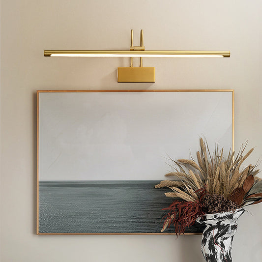 Light Luxury Copper Mirror Front Light Fill Light Living Room