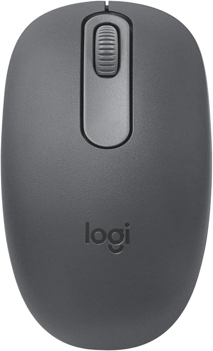 M196 Bluetooth Wireless Mouse, Compact and Portable Mouse for Laptops, Tablets and More, 12-Month Battery, Smooth Tracking, Compatible with PC and Mac, Windows and Macos - Rose