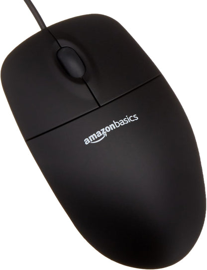 USB Wired Computer Keyboard and Mouse Bundle Pack, Plug and Play, Black, 10-Pack