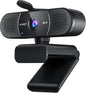 1080P Webcam with Microphone, C960 Web Cam, 2 Mics, 90° FOV, USB Type-A & A-To-C Adapter, Plug&Play Computer Camera for Online Calling, Zoom/Teams/Facetime, Switch 2 Camera Support, 2025 Version