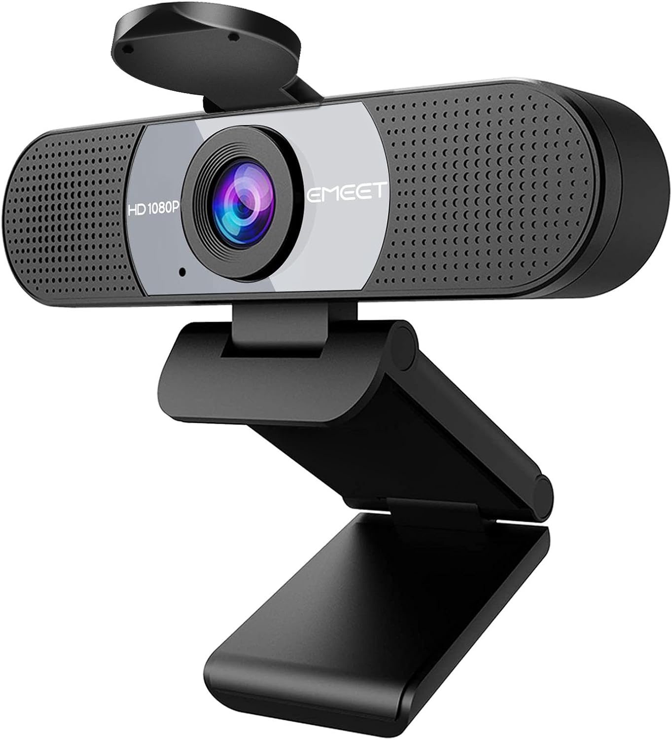 1080P Webcam with Microphone, C960 Web Cam, 2 Mics, 90° FOV, USB Type-A & A-To-C Adapter, Plug&Play Computer Camera for Online Calling, Zoom/Teams/Facetime, Switch 2 Camera Support, 2025 Version
