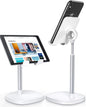 Cell Phone Stand Adjust for Iphone Phone Holder for Desk Recording, Gifts Women Office Desk Accessories PC Gaming Essentials Kitchen Gadgets Fit Otterbox Case Switch Ipad Air Tablet 4-10 In