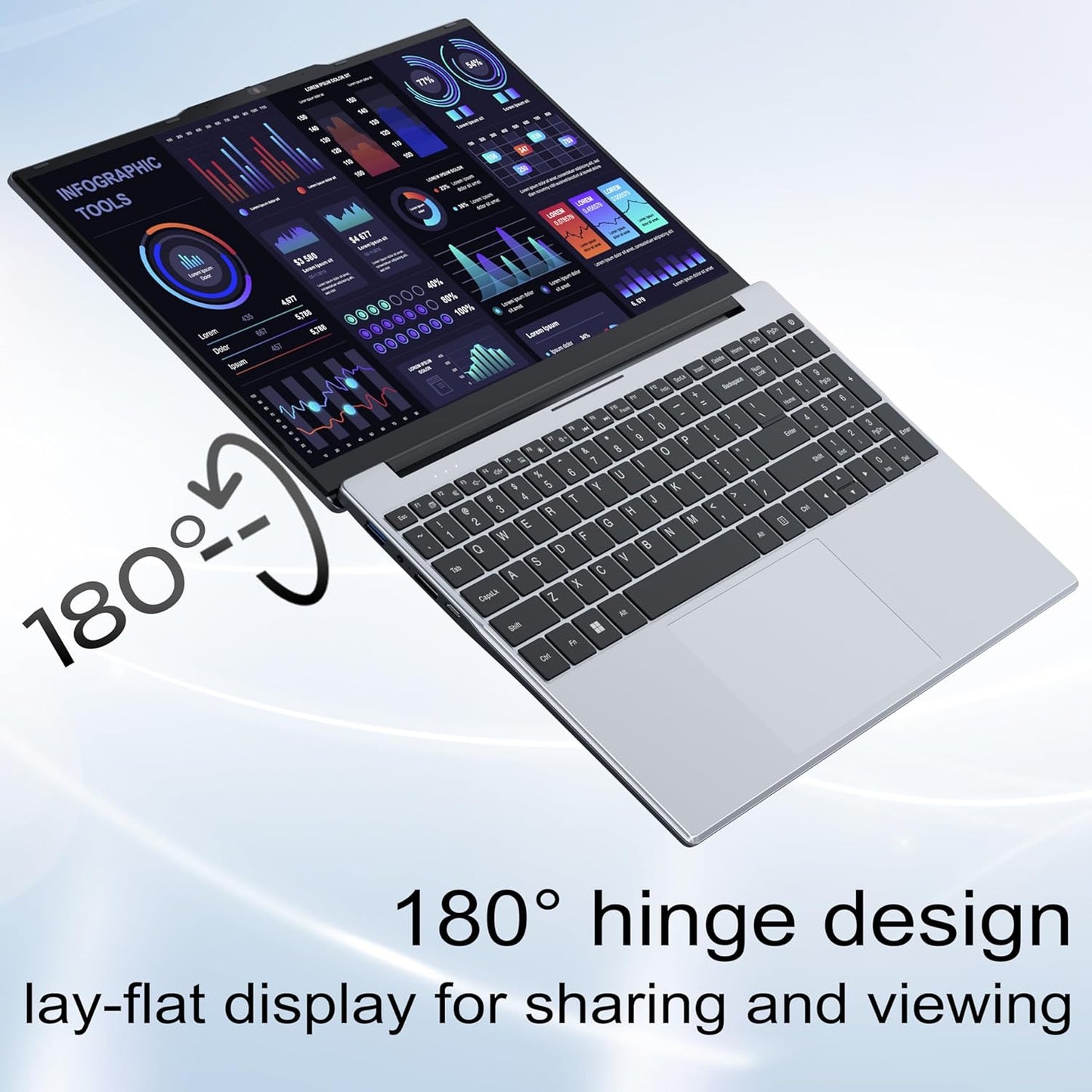 15.6" FHD Laptop Computers, Compatible with Windows 11, Pentium Gold (Beats Pentium, Celeron), Cooling Fan, 4GB RAM, 128GB SSD, up to 2TB, HDMI, for Business, Student